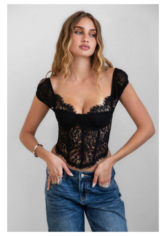 Zara Halter Cut-Out Top